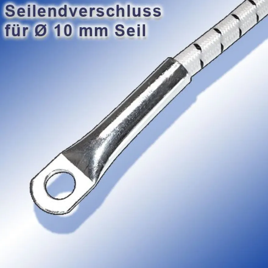 Seilendverschluss mit Simplexhaken oder ohne Simplex-Haken