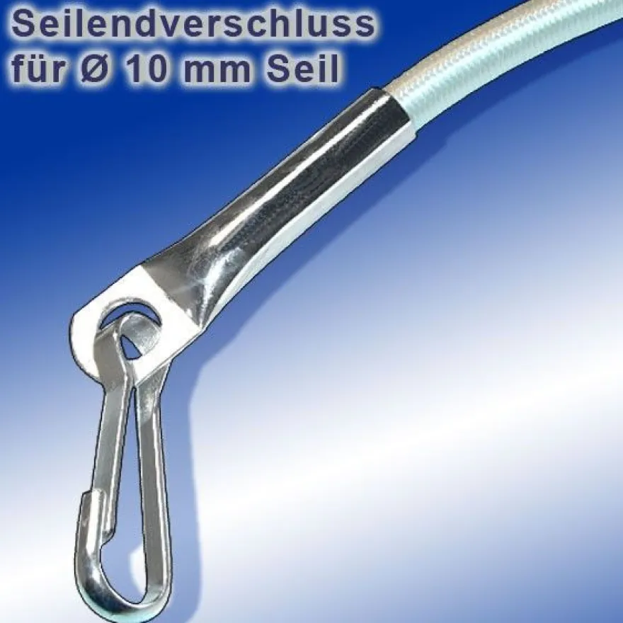 Seilendverschluss mit Simplexhaken oder ohne Simplex-Haken