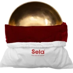 Sela Klangschale se 265 Harmony 26 mit Schlägel und Mikrofasertuch