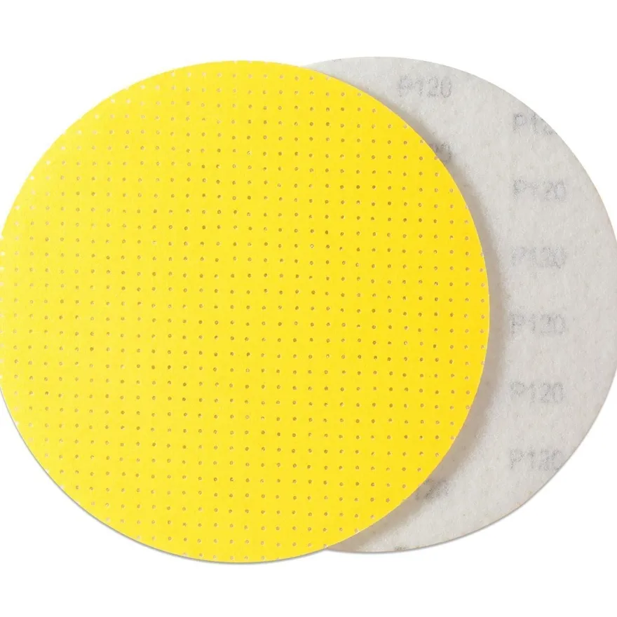 Selead Schleifpapier 225mm Klett, 25 Stk, Korn 120, Rund, Perforiert