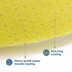 Selead Schleifpapier 225mm Klett, 25 Stk, Korn 120, Rund, Perforiert