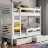 Selsey Cami - Etagenbett, weiß, 75x180 cm
