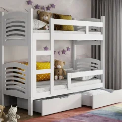 Selsey Cami - Etagenbett, weiß, 75x180 cm