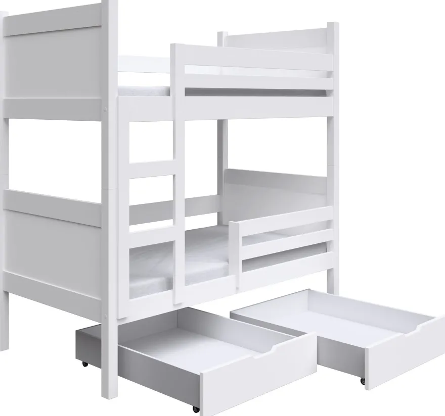 Selsey Frello - Etagenbett, weiß, 80x180 cm