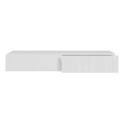 Selsey VELDIO - Schminktisch hängend mit 2 Schubladen, weiß, 110 cm