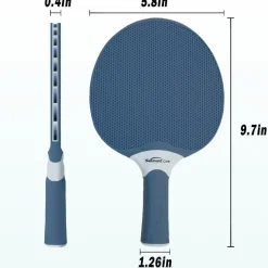 Senston Tischtennisschläger Set mit 3 Bällen und Tasche