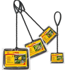 Sera Fischfangnetz fein 12cm Kescher Fangnetz Aquarium Netz