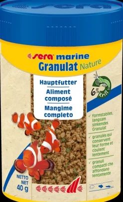 Sera marine Granulat Nature 100ml - Hauptfutter für alle Meerwasserfische