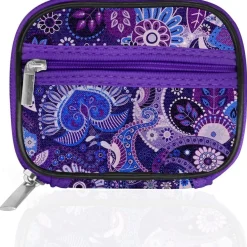 Serfeymi Tablettenbox 7 Tage Klein Medikamentenbox Reise Pillendose- púrpura