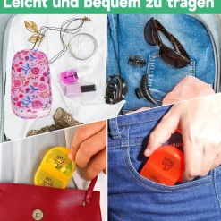 Serfeymi Tablettenbox 7 Tage Medikamenten Organizer Regenbogen Pillendose