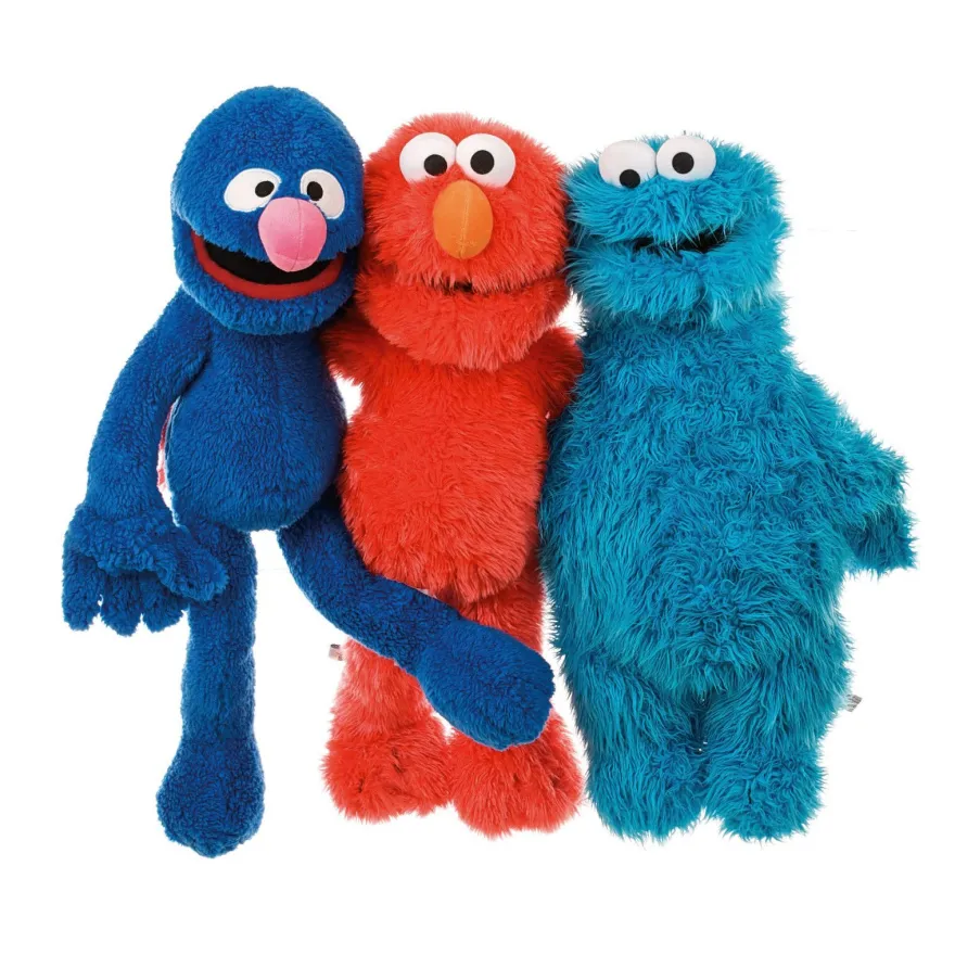 Sesamstraße Handpuppe XXL 65cm alle Figuren Bauchrednerpuppe Therapiepuppe