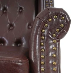 Sessel Relaxsessel Clubsessel Ohrensessel Chesterfield, Kunstleder