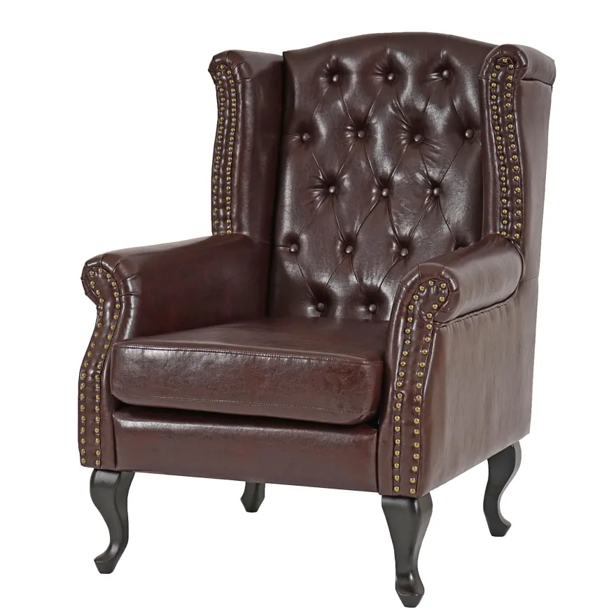 Sessel Relaxsessel Clubsessel Ohrensessel Chesterfield, Kunstleder