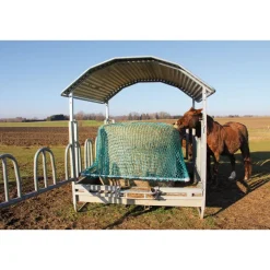 SET Heunetz 240x240 / 10cm + Rahmen f?r Viereckraufen 2 x 2 m