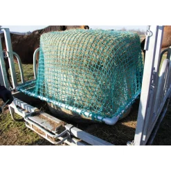 SET Heunetz 400x400 / 3cm + Rahmen f?r Viereckraufen 2 x 2 m