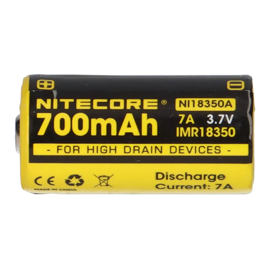 Set Nitecore D4 Ladegerät + 4x Nitecore 18350 Li-Ion Akku