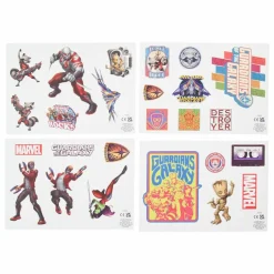 Set von Aufklebern für Gadgets Guardians of the Galaxy Charaktere