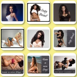 Sexy Mousepad Girl Pin Up Erotik bedruckt trendy