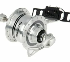 Shimano Nabendynamo DH-T708 3W 6V 32 36 Loch CL silber E-Thru Steckachse 8mm