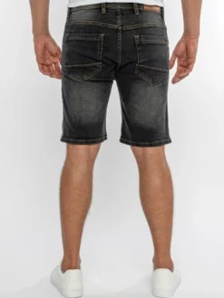 Shorts Herren Jeans Shorts Rock Creek Herren kurze Hose Bermuda Grau H-381 NEU