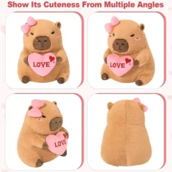 shownicer Plüschtier Capybara Kuscheltier Kawaii Stofftier Kissen Spielzeug