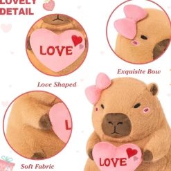 shownicer Plüschtier Capybara Kuscheltier Kawaii Stofftier Kissen Spielzeug