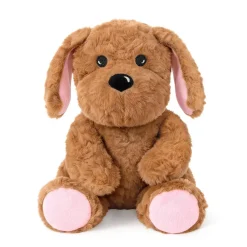 shownicer Wärmekissen Stofftier Hund Rosa 25cm, 0,8 KG, Mikrowellengeeignet