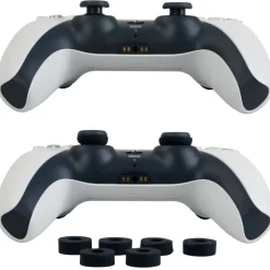 8 SHOXX Game Enhancer Stoß-Dämpfer Thumb-Stick Ringe für Sony PS4 PS5 Controller