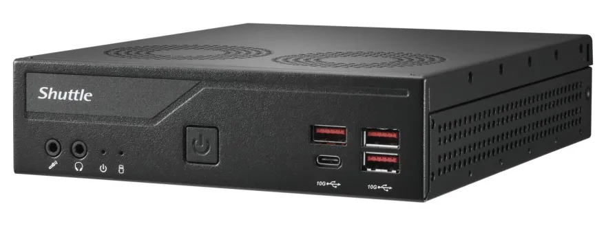 Shuttle Barebone XPC slim DB860 LGA1851 2xSODIMM 2xM.2 2xHDMI