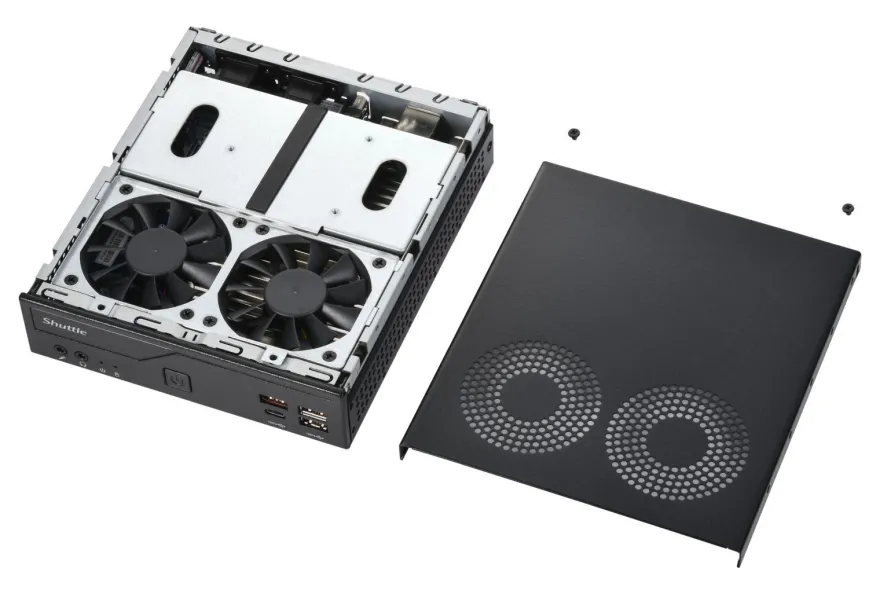 Shuttle Barebone XPC slim DB860 LGA1851 2xSODIMM 2xM.2 2xHDMI