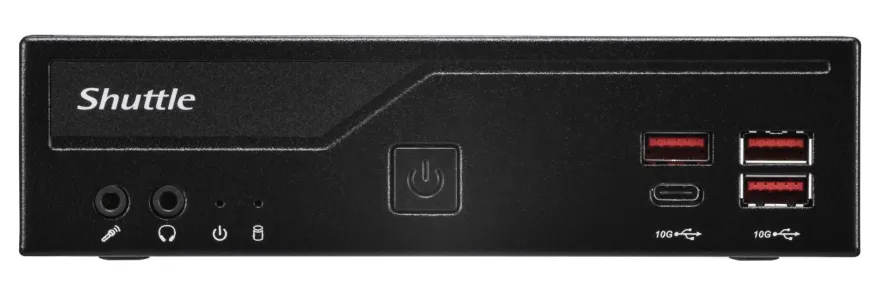 Shuttle Barebone XPC slim DB860 LGA1851 2xSODIMM 2xM.2 2xHDMI