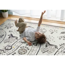Sicherer Spielteppich für Babys - doppelseitig - 200x180cm - BPA-frei