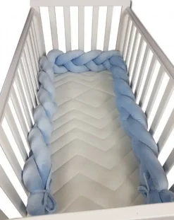 Sicherer und stilvoller Bettgitter-Schutz - Skandinavisches Design - 280 cm - Blau
