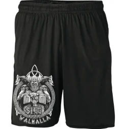 Sieg oder Walhalla Shorts | Wikinger Kurze Hose Vikings Nordmann Vikings (Odin)