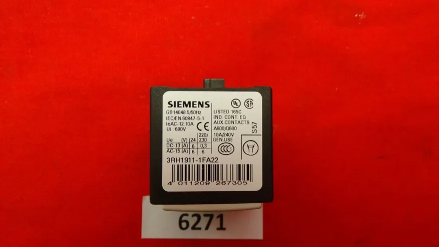Siemens 3RH1911-1FA22 Hilfsschalterblock Auxiliary Switch Block
