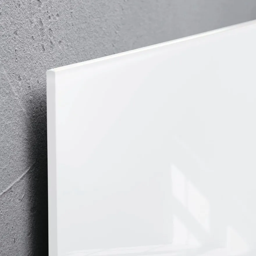 SIGEL Großes Premium Glas-Whiteboard 200x100 cm super-weiß hochglänzend