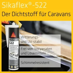 Sikaflex 522 Caravan schwarz 300ml STP Dichtstoff