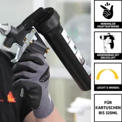Sika Spraygun für spritzbare Dichtmasse Druckluftpistole 529