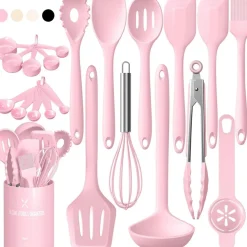 Silikon Küchenhelfer Set 22-teilig Kochutensilien Kochgeschirr Antihaft