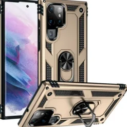 Silikon TPU Slim Case mit 360 Grad Ring Ständer Schutzhülle Kickstand Handyhülle