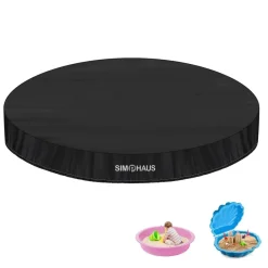 Simphaus Sandmuschel Abdeckung Rund Ø100x15cm - Wasserdicht, UV-Beständig