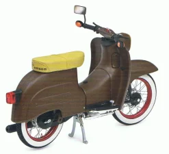 Simson KR 51/1 Schwalbe, Custom II, braun, Schuco Motorrad Modell 1:10