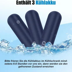 Sinocare Insulin Kühltasche mit 3 Kühlakkus - Medikamenten- und