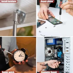 Sinoer 44-teiliges Magnetschraubendreher-Set mit Präzisionsschraubendrehern