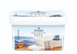 Sirtakis Feta 6x 800g Behälter griechischer Schafskäse in Salzlake 43% Fett i. Tr