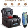 Situray Manuell Verstellbarer Relaxsessel mit Heizung, 360° Drehbar, bis 150