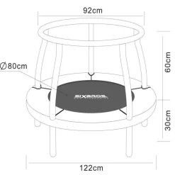 SixBros. SixJump 1,22 M Trampolin Grün TG122/8068