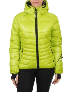 Skijacke Peak Mountain ALPINE anis, Damen, leicht und warm