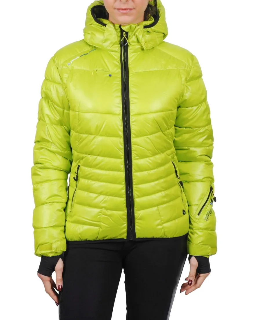 Skijacke Peak Mountain ALPINE anis, Damen, leicht und warm