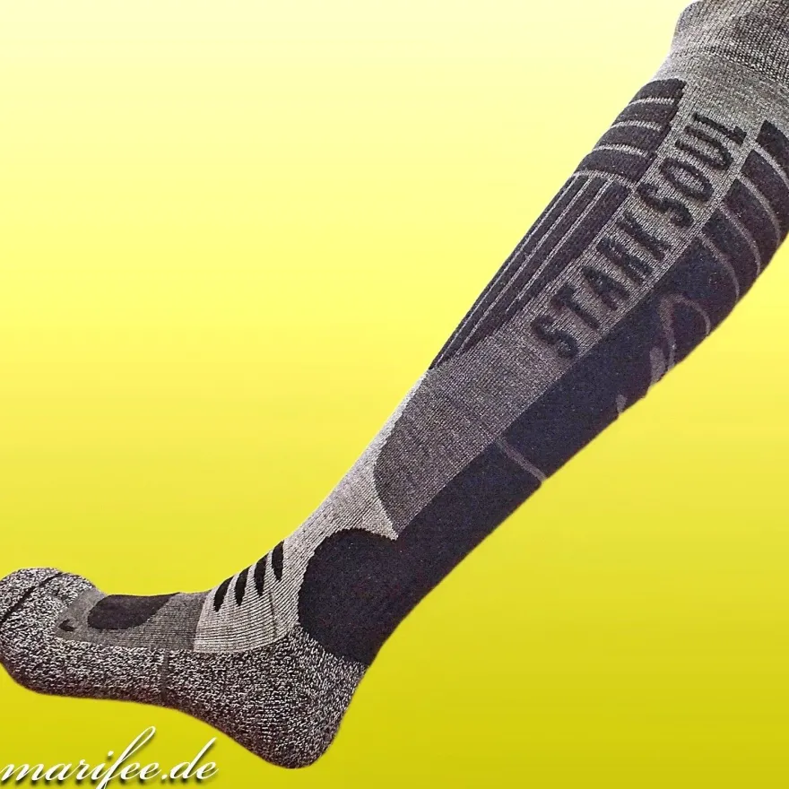 Ski & Snowboard Socken Grösse 39-42 mit weich gepolsterten Protektoren Art.-Nr. 14098